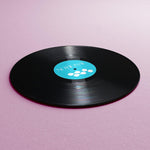 Customizable 12" Vinyl Record Template with Download Card. Showcase Your Music in Style