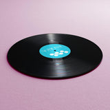 Customizable 12" Vinyl Record Template with Download Card. Showcase Your Music in Style