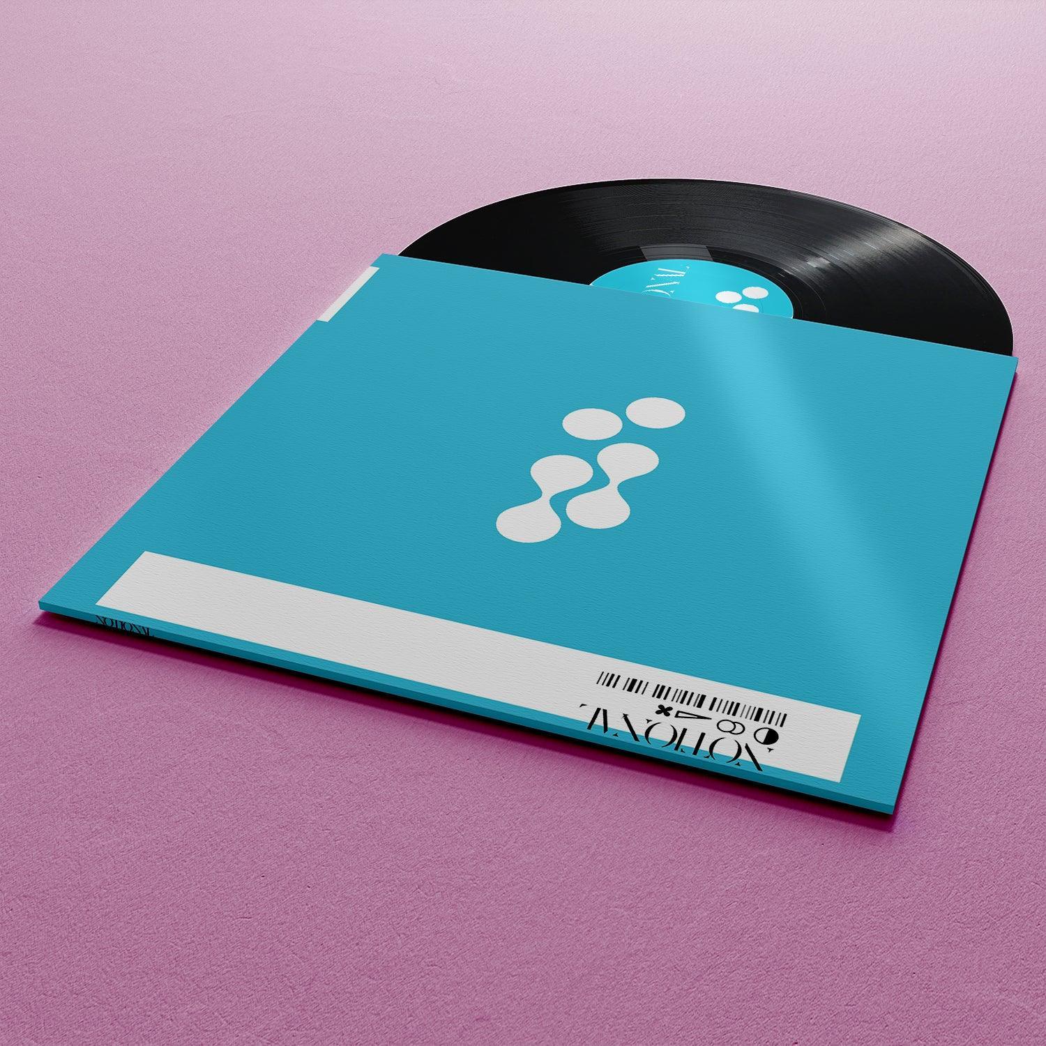 Customizable 12" Record Mockup: Disc in Sleeve. Design Your Vinyl Album Cover with Confidence.